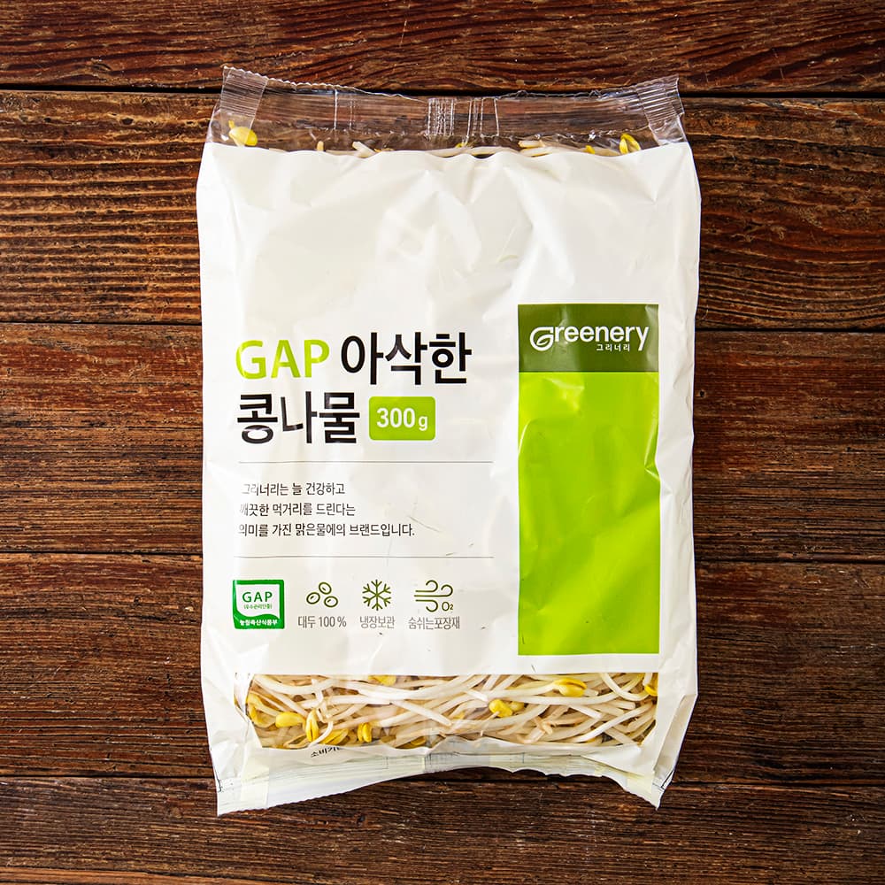 [로켓프레시] 맑은물에 그리너리 GAP 인증 아삭한 콩나물