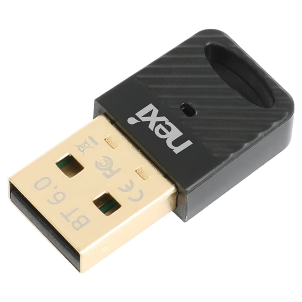 넥시 블루투스 V6.0 EDR 동글 NX1581, NX-BT60-EDR, 블랙, 1개