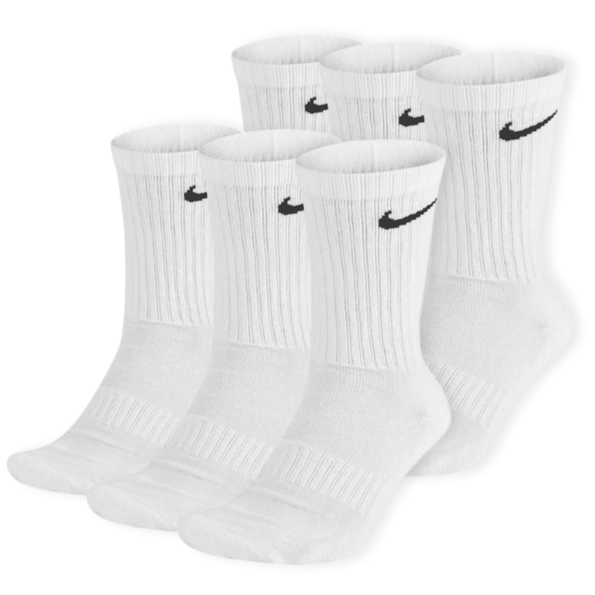 일이오 1+1 나이키 에브리데이 쿠션 장목양말 2팩 6세트 SX7664-100