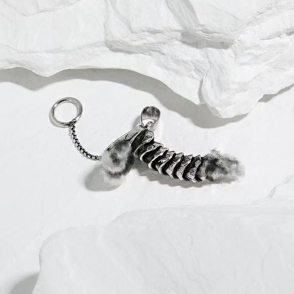 고추목걸이 곧휴 모양 메탈페퍼목걸이