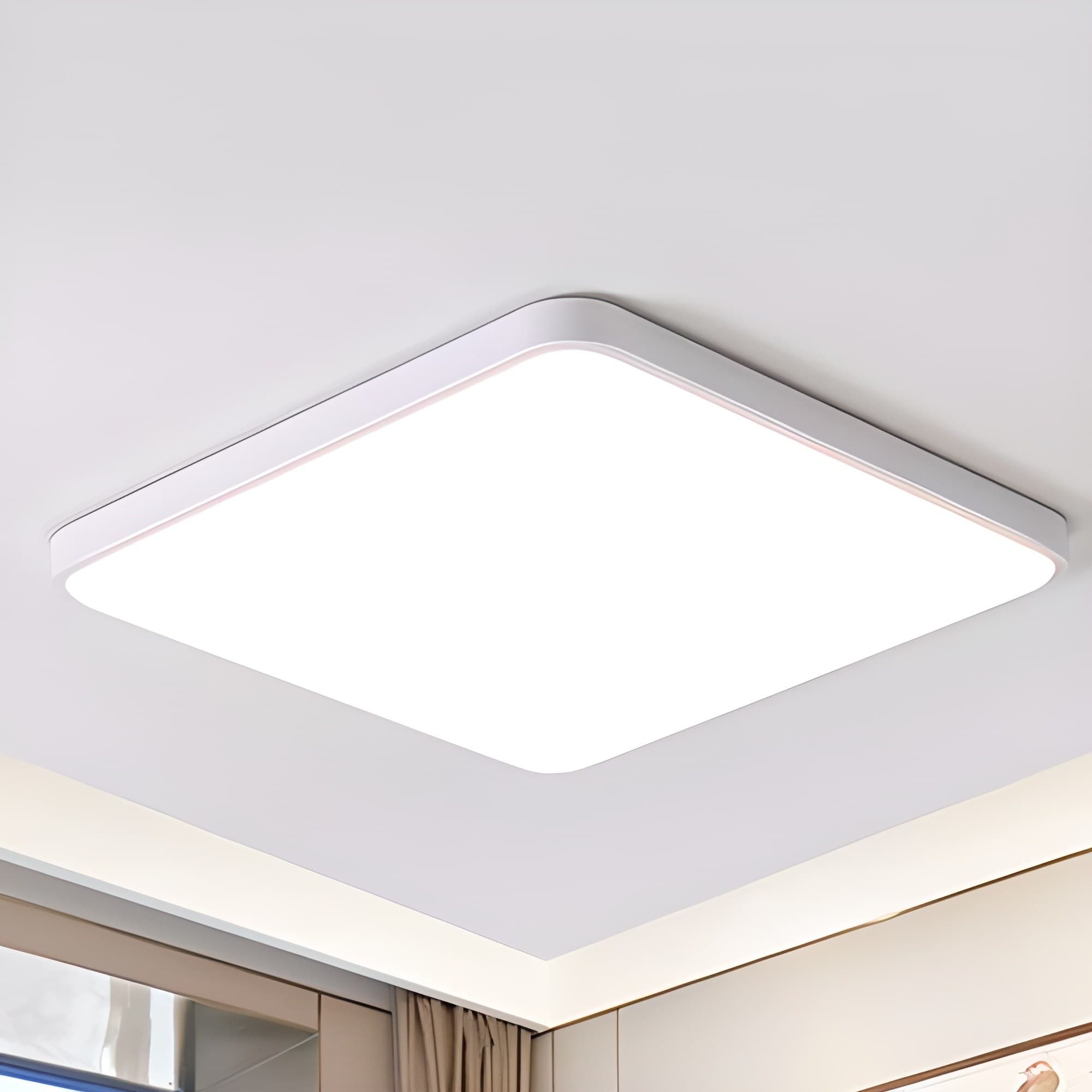 LED 초슬림 방등 천장등 교체 조명 플리커프리 60W
