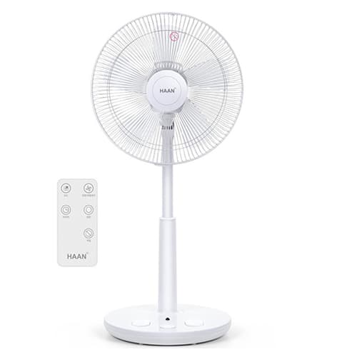 한경희생활과학 초미세풍 발터치 리모컨 컬러 선풍기 HAAN-HDC230