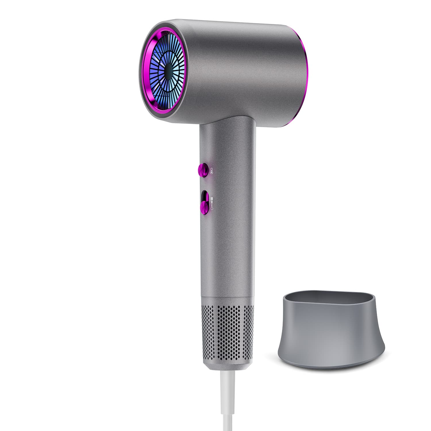 SUNGOD 헤어 드라이기 블루라이트 케어 고출력 파워풍량 2000W 저소음 가정용 휴대용