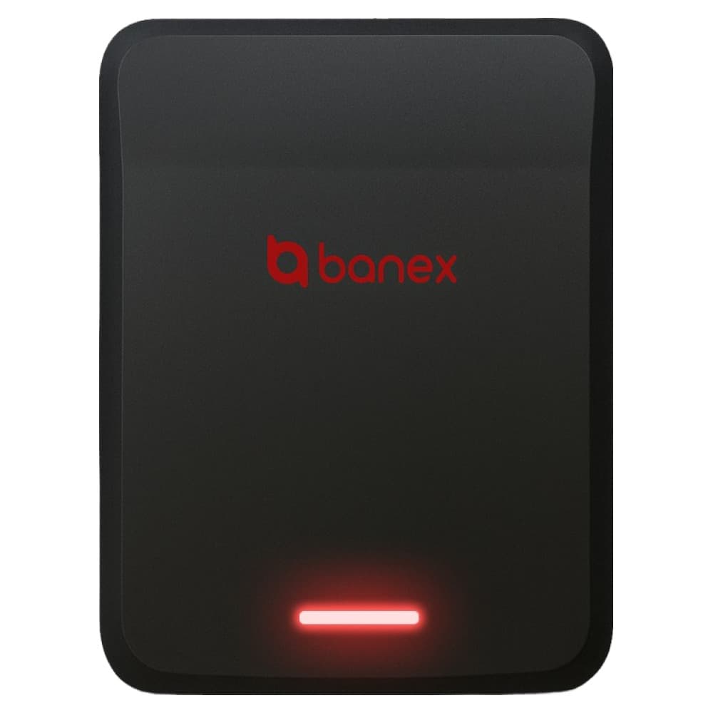 바넥스 무선 하이패스 단말기 BX400, USB케이블 + 일반거치대, 블랙