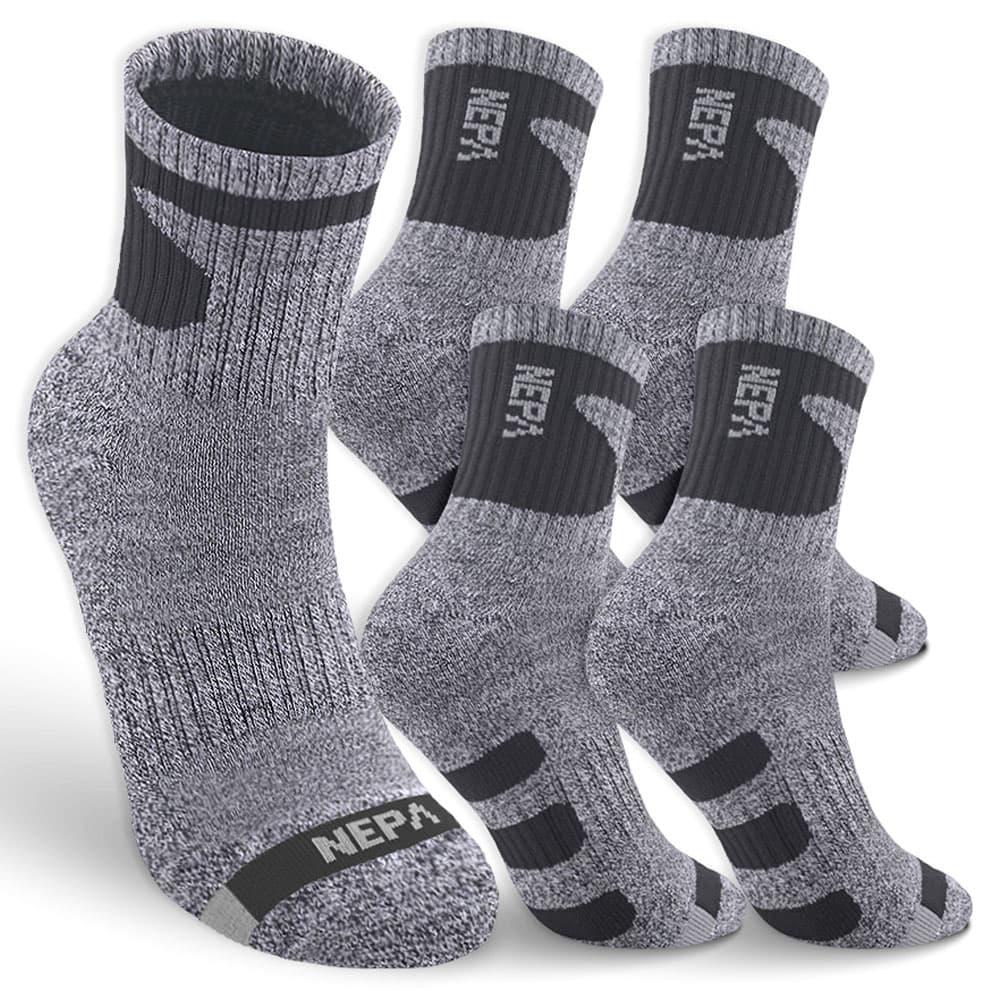 네파 남성용 쿠션 중목 양말 A타입 5족 세트