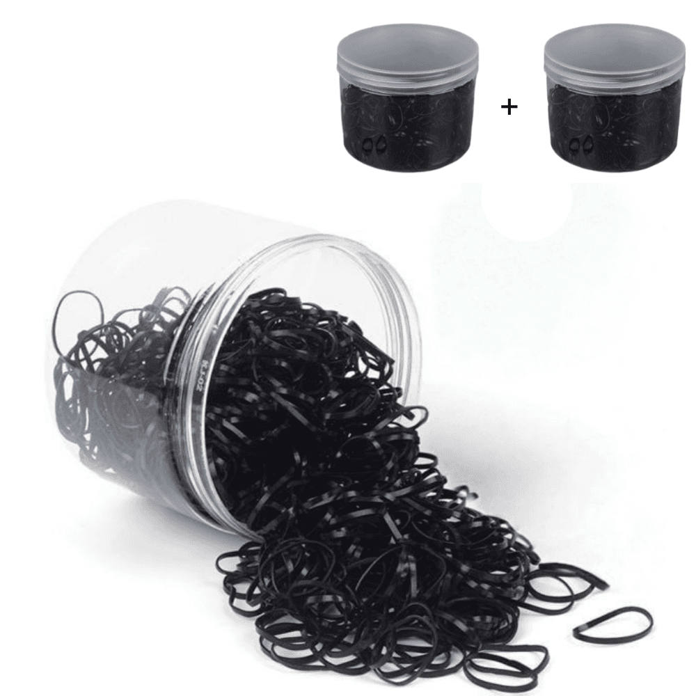 웜네스트 대용량 머리끈 머리고무줄 1000개