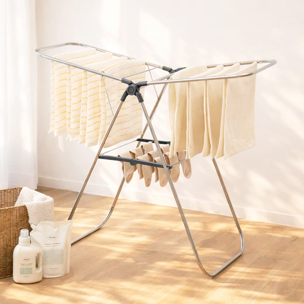 코멧 홈 접이식 중형 빨래건조대