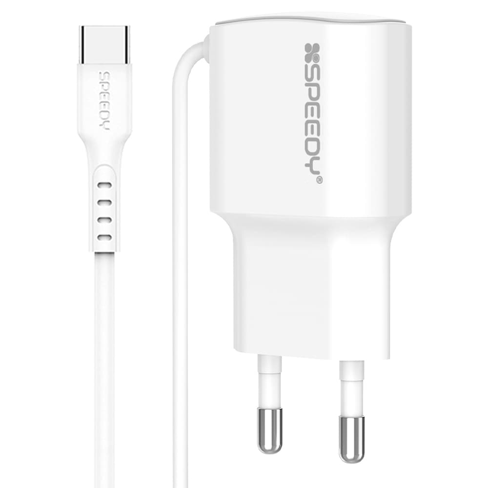 스피디 5V 1.2A C타입 케이블 일체형 충전기