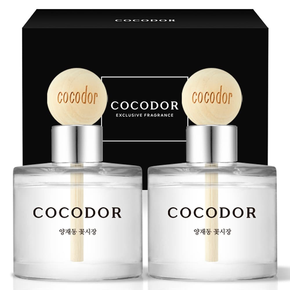 코코도르 우드볼 차량용 디퓨저 50ml 2개입