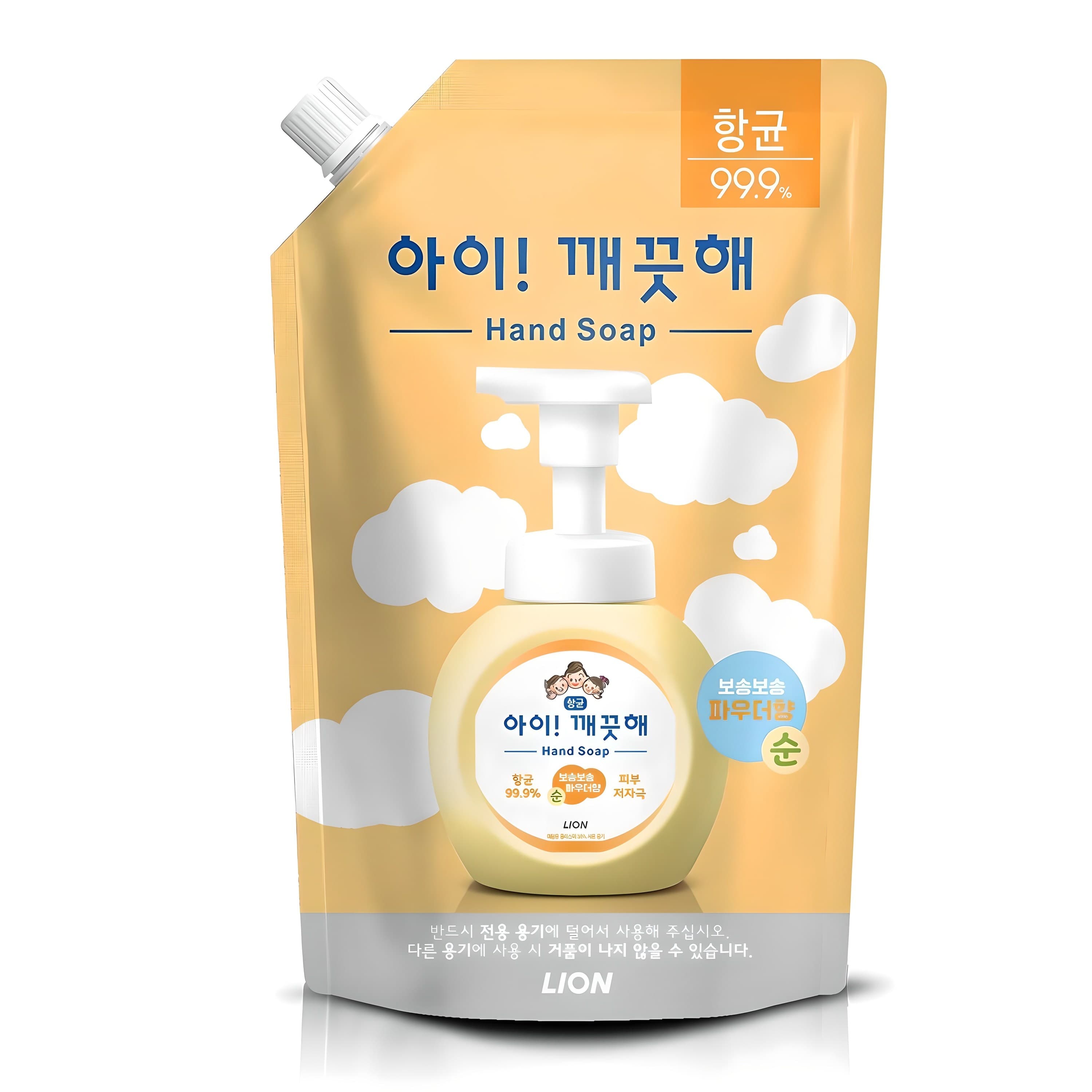 아이깨끗해 핸드워시 순 파우더향 리필용