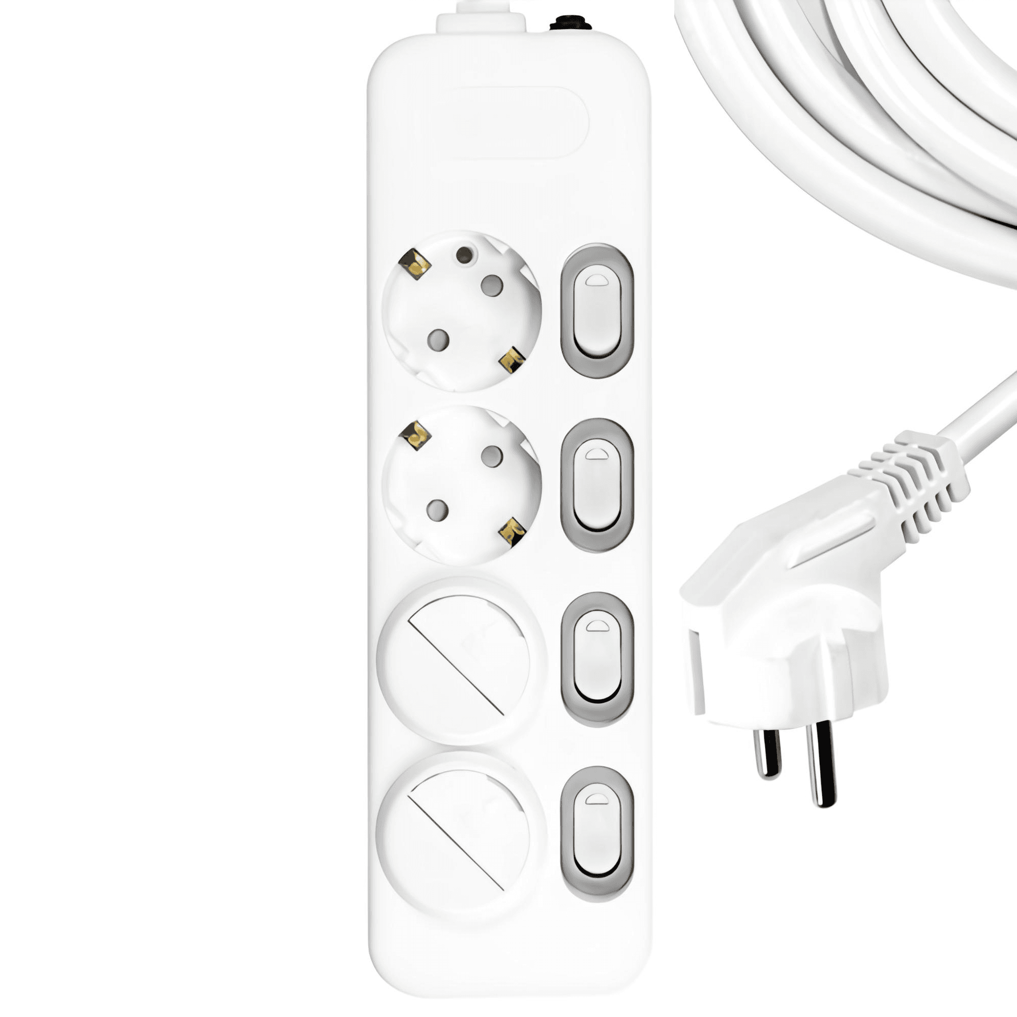 써지오 개별 멀티탭 4구 DH-1648-MT + 안전커버 2p