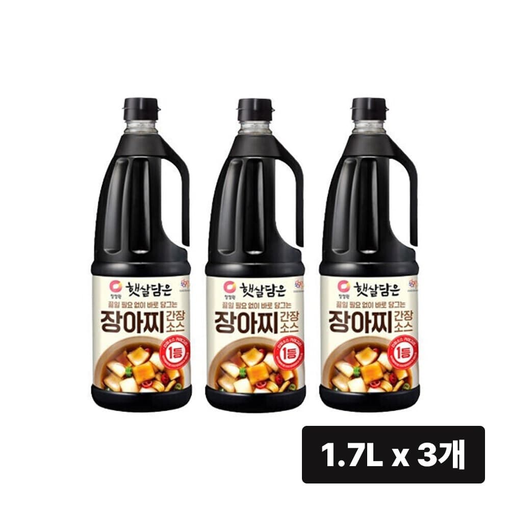 청정원 장아찌 간장 소스