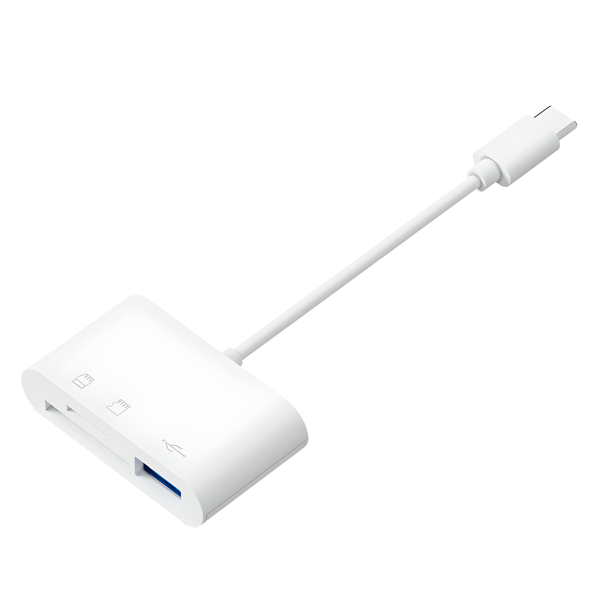 아이엠듀 C타입 3 in 1 USB TF SD카드 리더기