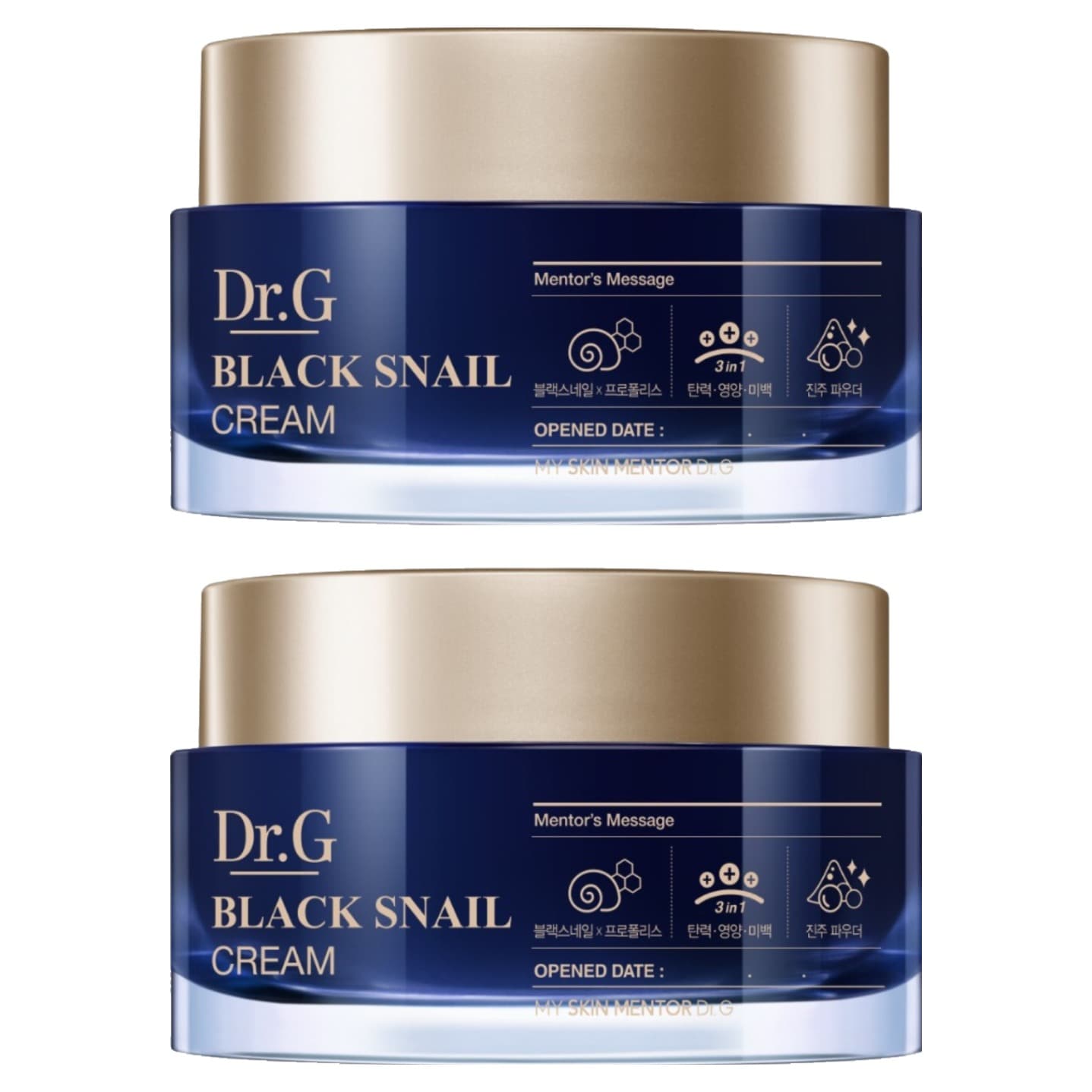 닥터지 블랙 스네일 크림 듀오