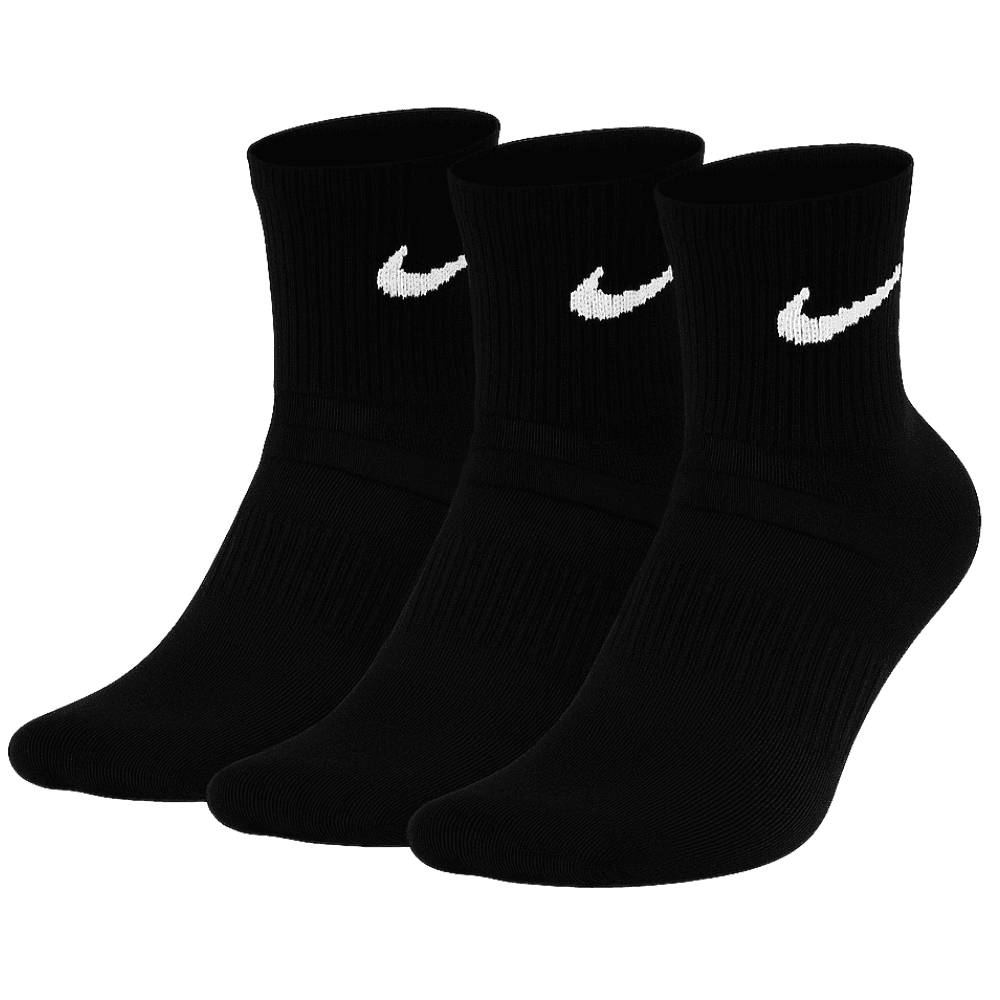 나이키 에브리데이 쿠션 중목삭스 SX7667-100 3켤레 1팩