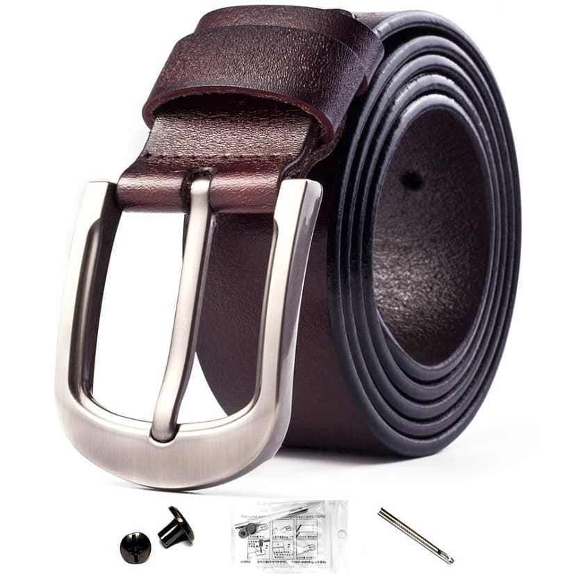 공방 소가죽 남성 벨트 (펀칭봉+설명서+여분나사)